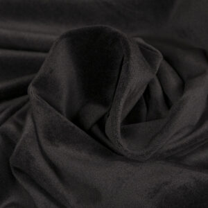 Terciopelo licra negro.