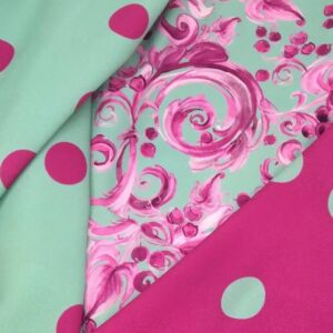 Combinación Telas de crep para flamenca (pedido Especial)