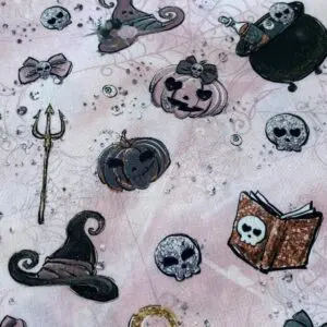 BATISTA ESTAMPADA HALLOWEEN BRUJAS