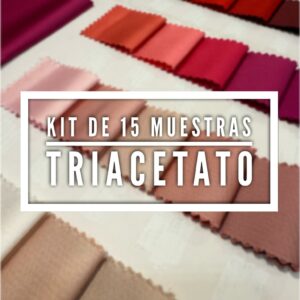 Kit de 15 muestras de Triacetato