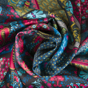 SATEN ESTAMPADO 