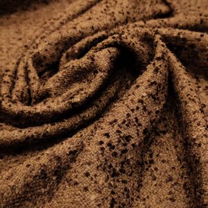 Tweed/Chanel marrón chocolate