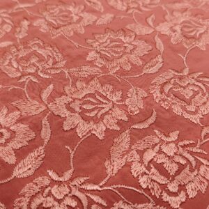 Viscosa mantón fondo coral