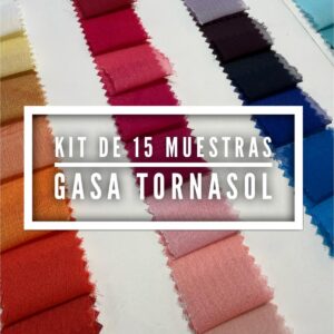 Kit de 15 muestras de Gasa Tornasol