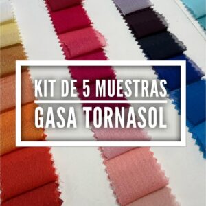 Kit de 5 muestras de Gasa Tornasol