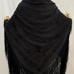 Mantón Azabache bordado azabache (Bordado a Mano)