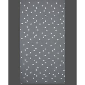 Tul blanco roto bordado estrella